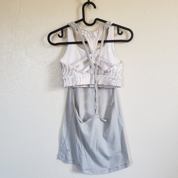 Lululemon Athletica Grey Twist & Toil Tank Top - Picture 3 of 6